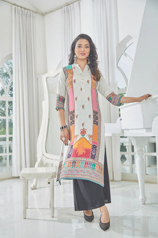 Multicolored Patchwork Kurti