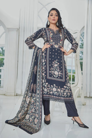 Dark Blue Lenzing Kurta Set