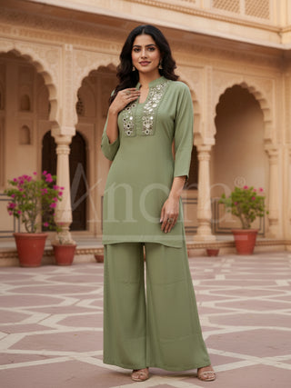 Cotton Linen Coord set