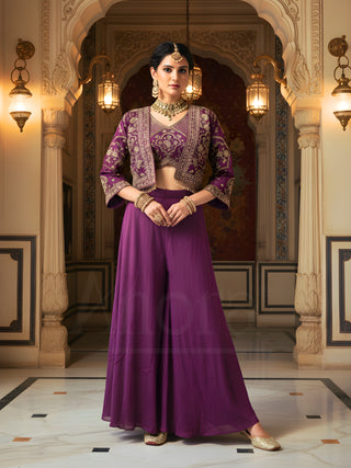 Palazzo set indo western 